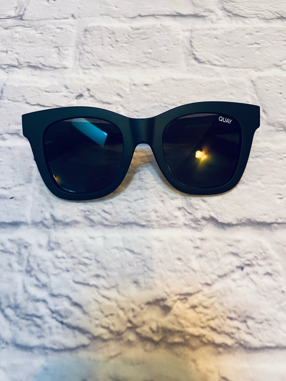 Quay after hours sunglasses matte black frame